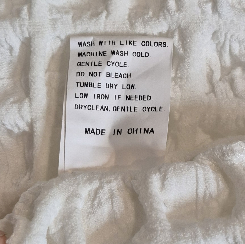 Jon & Anna White Textured Maxi Dress Waffle  NWT Dimensional White Intetesting - Picture 11 of 11